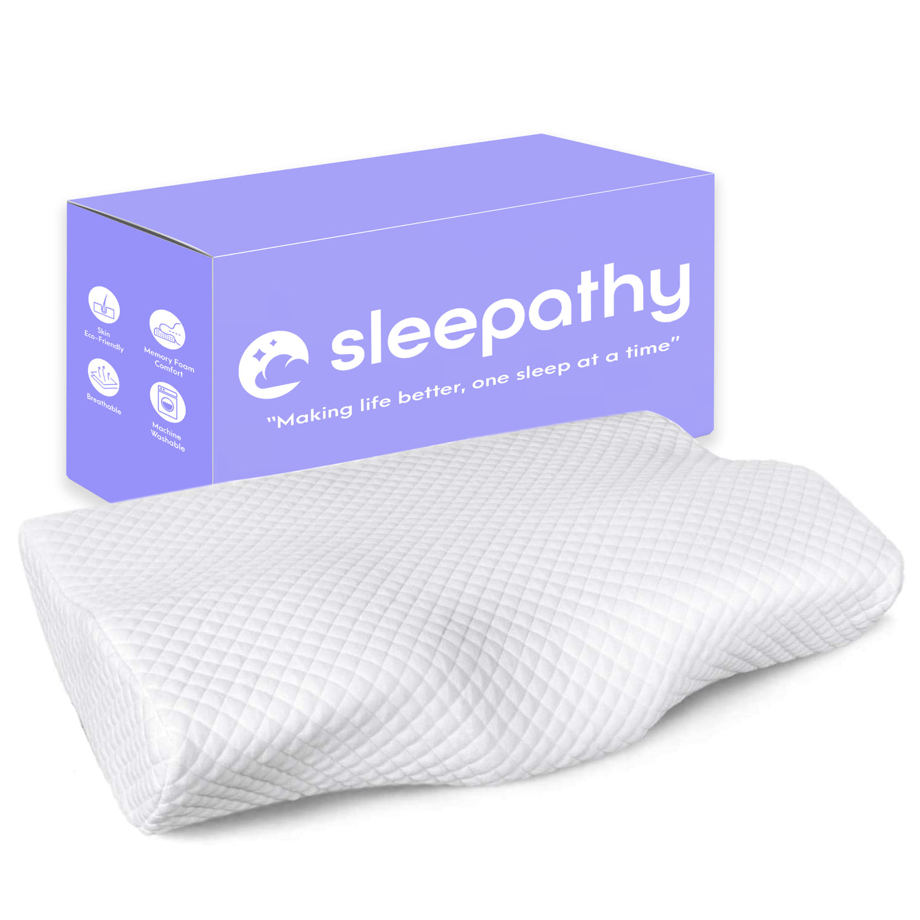 Sleepathy™ Orthopedic Dream Pillow - Set of Two
